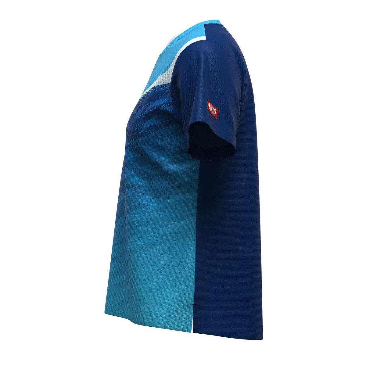 Butterfly Laulie Lady Table Tennis Shirt - Sky-Blue - Left Side